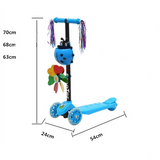 Trottinette enfant coccinelle bleu dimensions