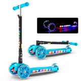 trottinette enfant lumière bleu