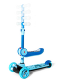 Trottinette enfant 3 roues bleu ajustable